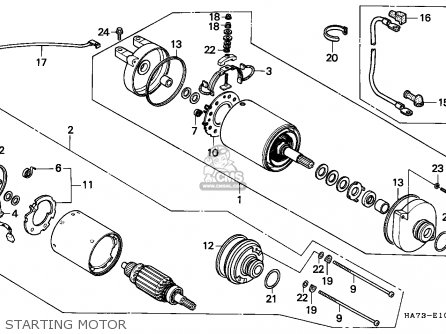 Honda TRX350 FOURTRAX 1991 (M) CANADA SUL parts lists and schematics