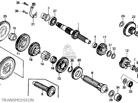 Honda TRX350 FOURTRAX 4X4 1986 (G) USA parts lists and schematics