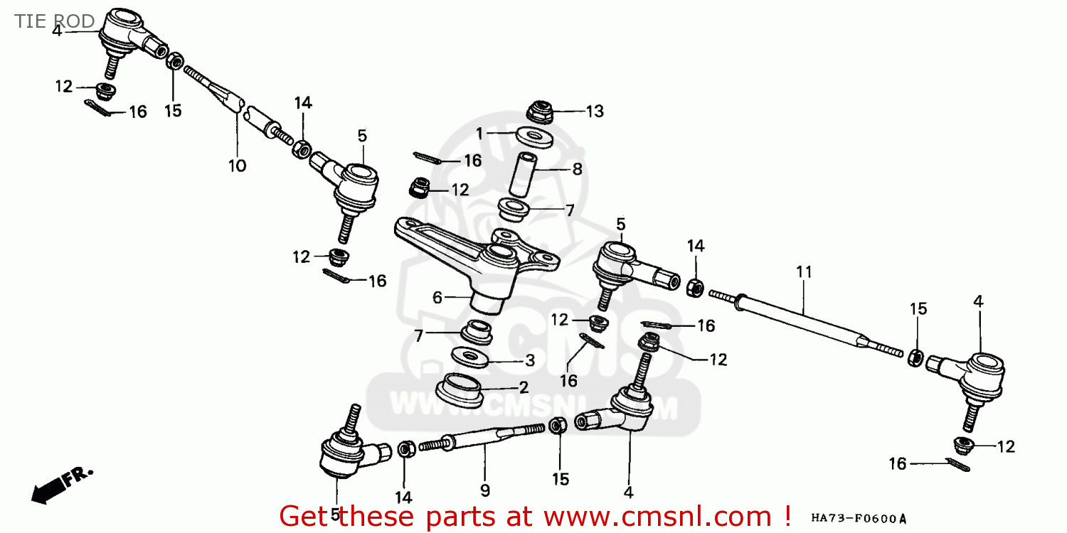 Honda Trx D Fourtrax J England Sul Tie Rod Buy Tie Rod