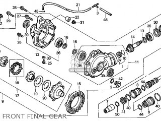 Honda TRX350FE 2001 (1) USA parts lists and schematics