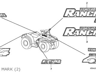 Honda TRX350FM1 FOURTRAX 350 4X4ES 2001 (1) USA parts lists and schematics
