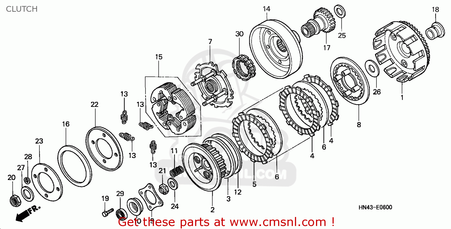 Honda TRX350FM3 RANCHER 4X4 2003 (3) USA parts lists and schematics