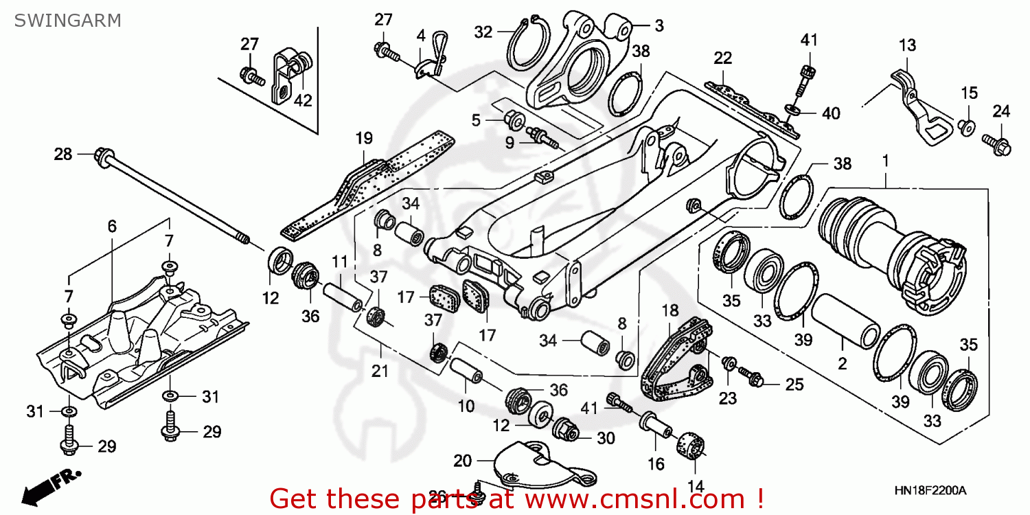 Honda TRX400EX SPORTRAX 2008 (8) AUSTRALIA / CMF SWINGARM - buy ...