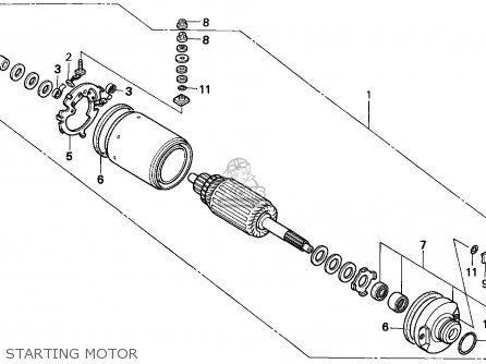 Honda Foreman 400 Engine Starter Motor For Honda TRX400FW Fourtrax Foreman 400 4x4 (1995, 1996-2003) - 395cc Engine Replacement Honda Foreman Starter - Foto 2