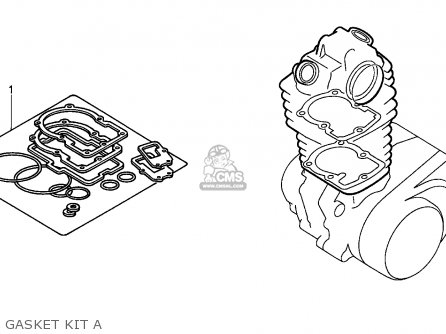 GASKET KIT A - TRX400FW FOURTRAX 1996 (T) AUSTRALIA HOR