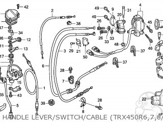 Honda TRX450ER FOURTRAX 2008 (8) AUSTRALIA parts lists and schematics