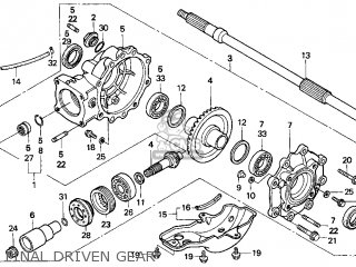 Honda TRX450ES 2001 (1) USA parts lists and schematics
