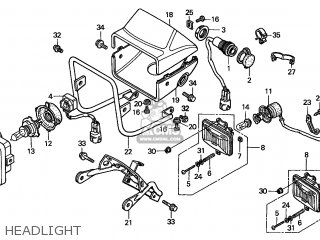 Honda TRX450ES FOURTRAX 1998 (W) USA MPH parts lists and schematics