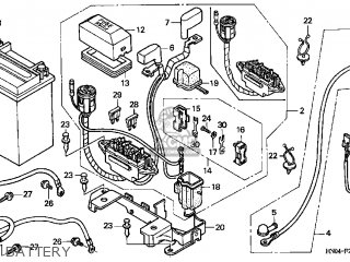 Honda TRX450ES FOURTRAX FOREMAN ES 1998 (W) USA parts lists and schematics