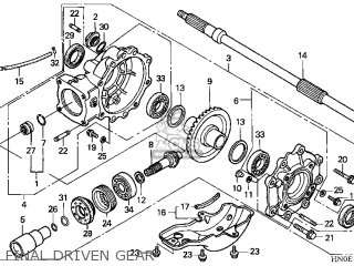 Honda TRX450FE 2002 (2) USA parts lists and schematics