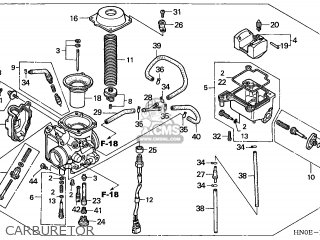 Honda TRX450FE FOURTRAX 2004 (4) AUSTRALIA parts lists and schematics