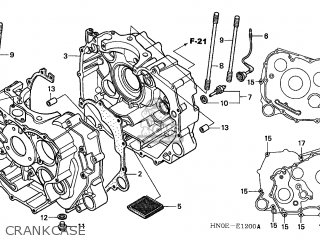 Honda TRX450FE FOURTRAX 2004 (4) AUSTRALIA parts lists and schematics