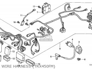 Honda TRX450FM FOURTRAX 2003 (3) AUSTRALIA parts lists and schematics