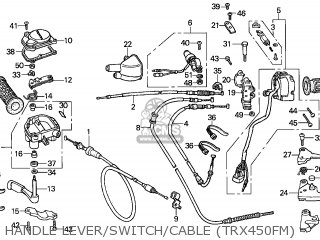 Honda TRX450FM FOURTRAX 2003 (3) USA parts lists and schematics