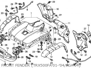 Honda TRX500FA 2003 (3) USA parts lists and schematics