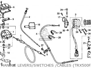 Honda TRX500FA 2004 (4) USA parts lists and schematics