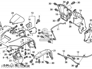 Honda TRX650FA FOURTRAX RINCON 2005 (5) AUSTRALIA parts lists and ...