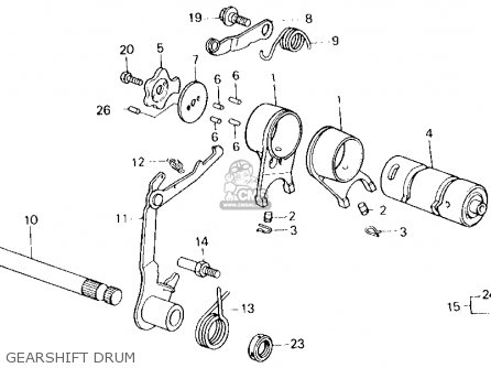 Honda TRX70 FOURTRAX 70 1987 (H) USA parts lists and schematics