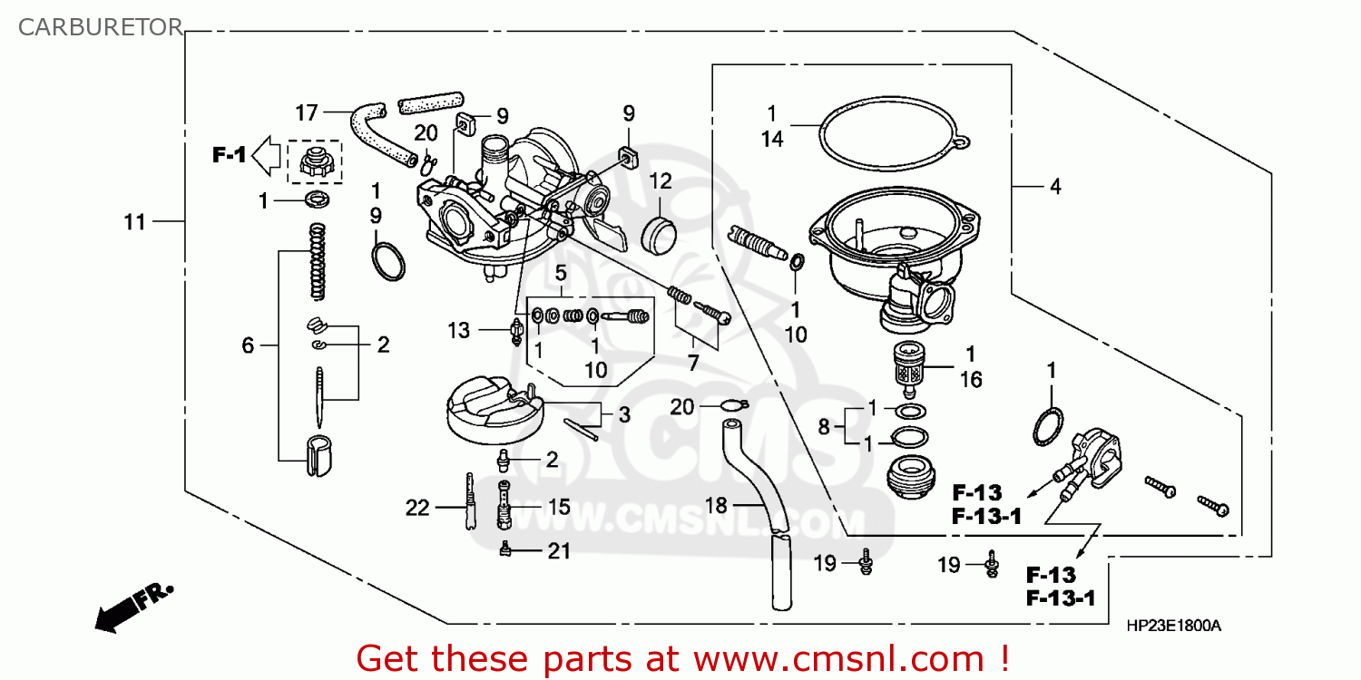 Honda TRX90X9 SPORTRAX90X 2009 (9) AUSTRALIA CARBURETOR buy