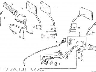 Honda VF1000F 1984 (E) parts lists and schematics