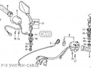 Honda VF1000R 1984 (E) parts lists and schematics