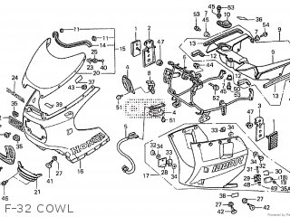 Honda VF1000R 1985 (F) parts lists and schematics