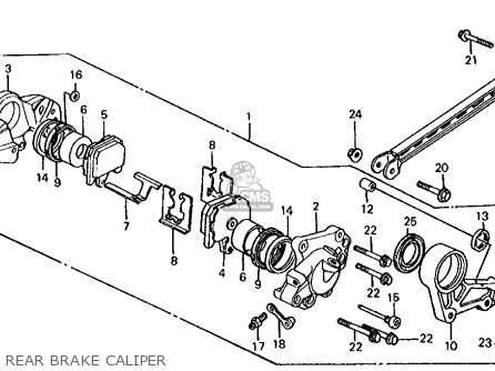 control bowden cable rear for Honda VF 1000 R # 1985-1986 # 52650-MJ4-671