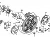 Honda VF1000R 1985 F USA CALIFORNIA REAR WHEEL