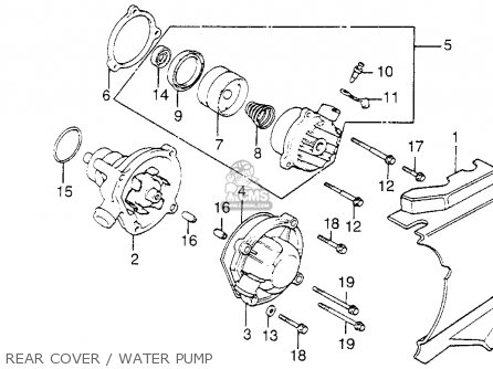 Honda VF1100C MAGNA 1983 (D) USA parts lists and schematics