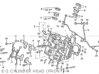 Honda VF1100C MAGNA 1984 (E) parts lists and schematics