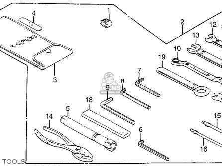 Honda VF1100S SABRE 1985 (F) USA CALIFORNIA parts lists and schematics