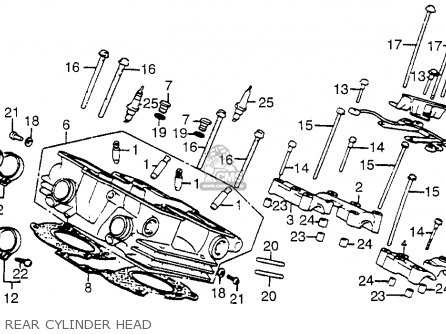 Honda Vf500c V30 Magna 1984 Usa parts list partsmanual ... honda vf500f wiring diagram 