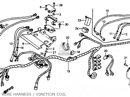 Honda Vf500f 500 Interceptor 1984 Usa parts list ... honda vf500f wiring diagram 