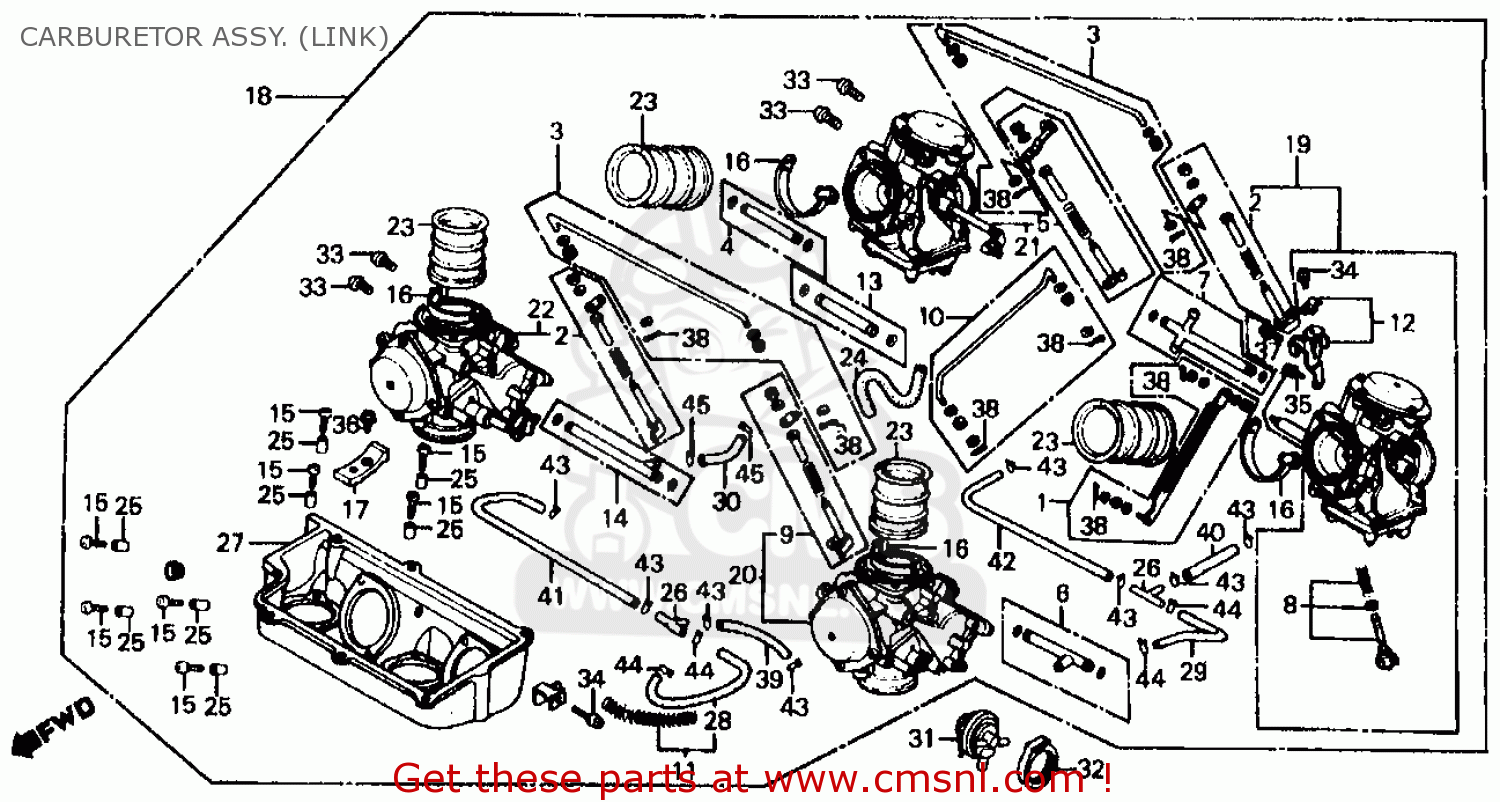 Honda Magna Engine Diagram