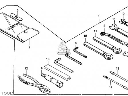 Honda VF700F INTERCEPTOR 1985 (F) USA CALIFORNIA parts lists and schematics