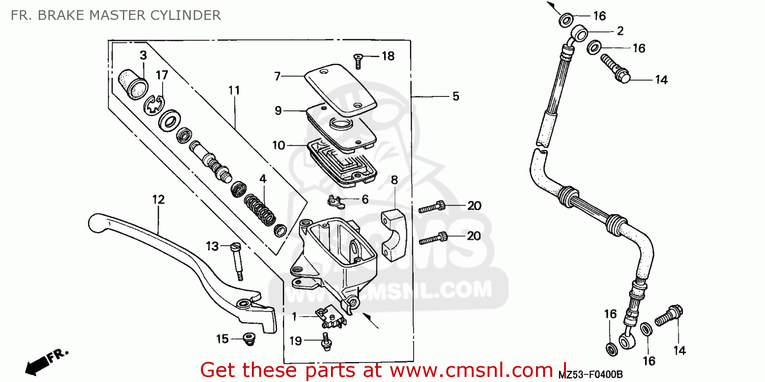 Honda VF750C MAGNA 1993 (P) EUROPEAN DIRECT SALES / KPH FR. BRAKE