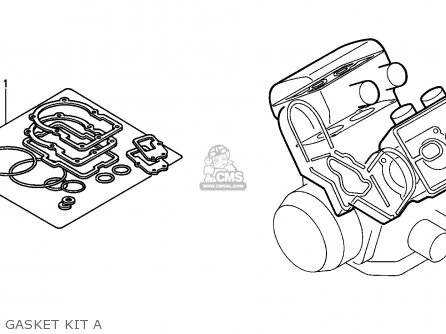 GASKET KIT A - VF750C MAGNA 1995 (S) GERMANY / KPH 34P