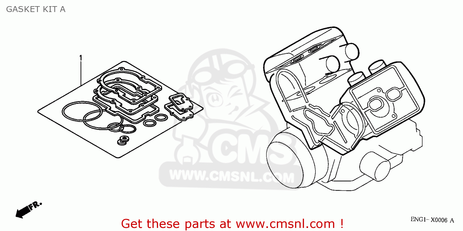 Honda VF750C MAGNA 1995 (S) GERMANY / KPH GASKET KIT A buy GASKET KIT A spares online