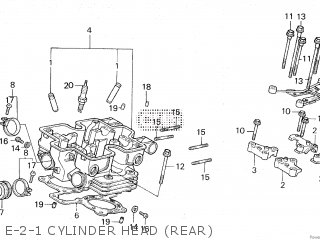 Honda VF750F INTERCEPTOR 1984 (E) parts lists and schematics