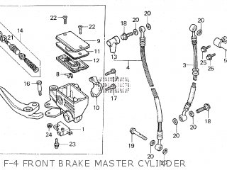 Honda VF750F INTERCEPTOR 1985 (F) parts lists and schematics