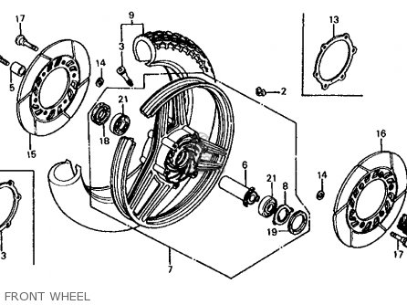 Honda VF750S SABRE 1982 (C) USA parts lists and schematics 1982 honda magna 750 wiring diagram 