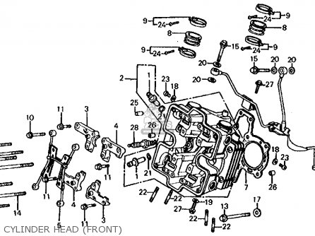 Honda VF750S SABRE 1983 (D) USA parts lists and schematics