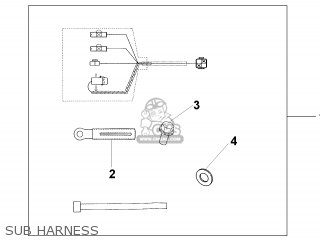 SUB HARNESS - VFR1200F 2010 (A) FRANCE / CMF