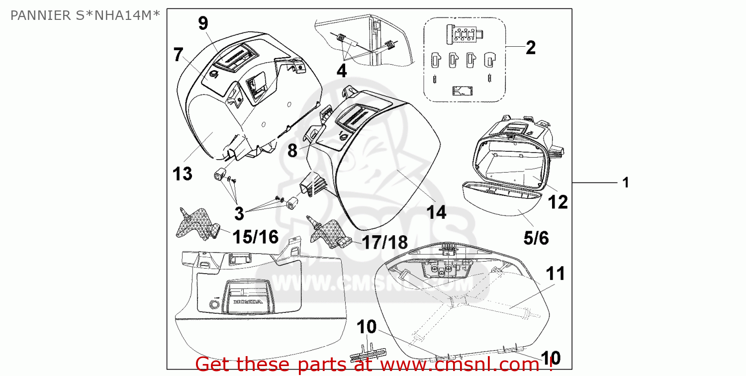 honda vfr1200f panniers