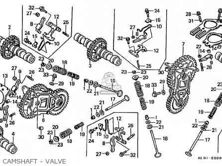 Honda VFR400R NC21-100 1986 (G) JAPAN parts lists and schematics