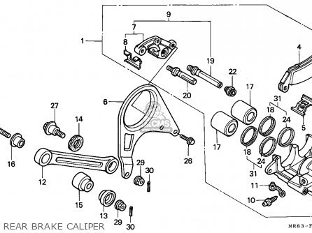 Honda VFR400R3 1991 (M) AUSTRIA parts lists and schematics