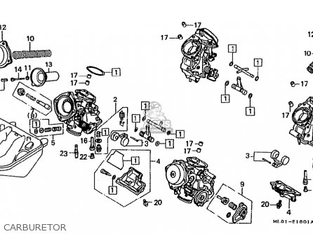 Honda VFR400Z 1986 (G) JAPAN parts lists and schematics