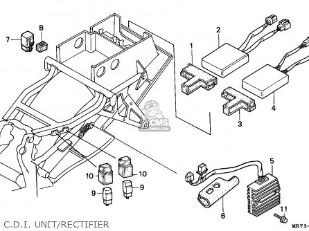 Honda VFR750R RC30 1988 (J) AUSTRALIA parts lists and schematics