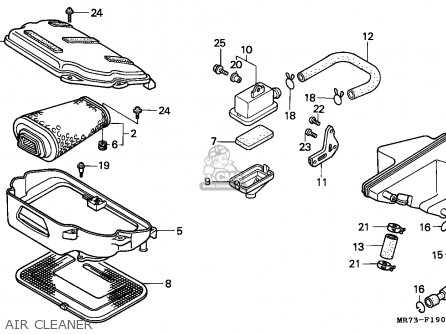 Honda VFR750R RC30 1988 (J) ITALY parts lists and schematics