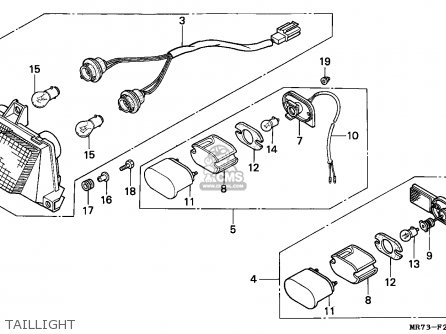 Honda VFR750R RC30 1989 (K) ENGLAND parts lists and schematics